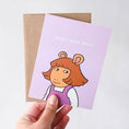 Load image into Gallery viewer, DW Sassy Since Birth - Retro 90's Pop Culture Birthday Card-Kind Reason Co.