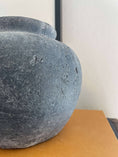 Load image into Gallery viewer, Elna Terracotta Vase – Rounded Charcoal Form-Kind Reason Co.