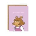 Load image into Gallery viewer, DW Sassy Since Birth - Retro 90's Pop Culture Birthday Card-Kind Reason Co.
