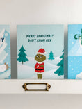 Load image into Gallery viewer, Merry Christmas? Don't Know Her - Grinchy - Pop Culture Christmas Card-Kind Reason Co.