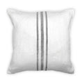 Load image into Gallery viewer, Moroccan Pillow - Grey Stripe-Kind Reason Co.