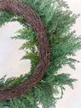 Load image into Gallery viewer, Cypress Real Touch Faux Christmas Wreath 24"-Kind Reason Co.