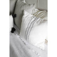 Load image into Gallery viewer, Moroccan Pillow - Grey Stripe