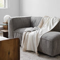 Load image into Gallery viewer, Throw Blanket - Buttercream Stripe