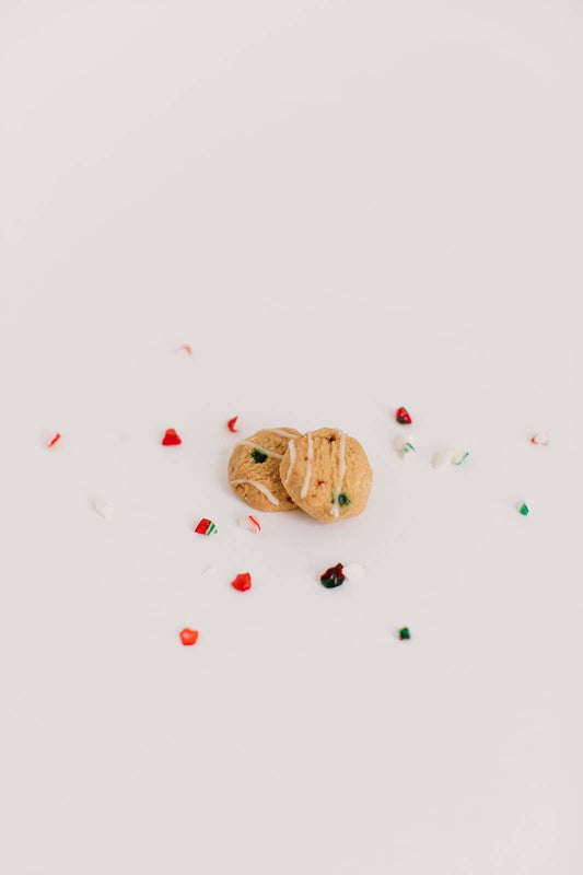 Candy Cane Mini Shortbread Cookies-Kind Reason Co.