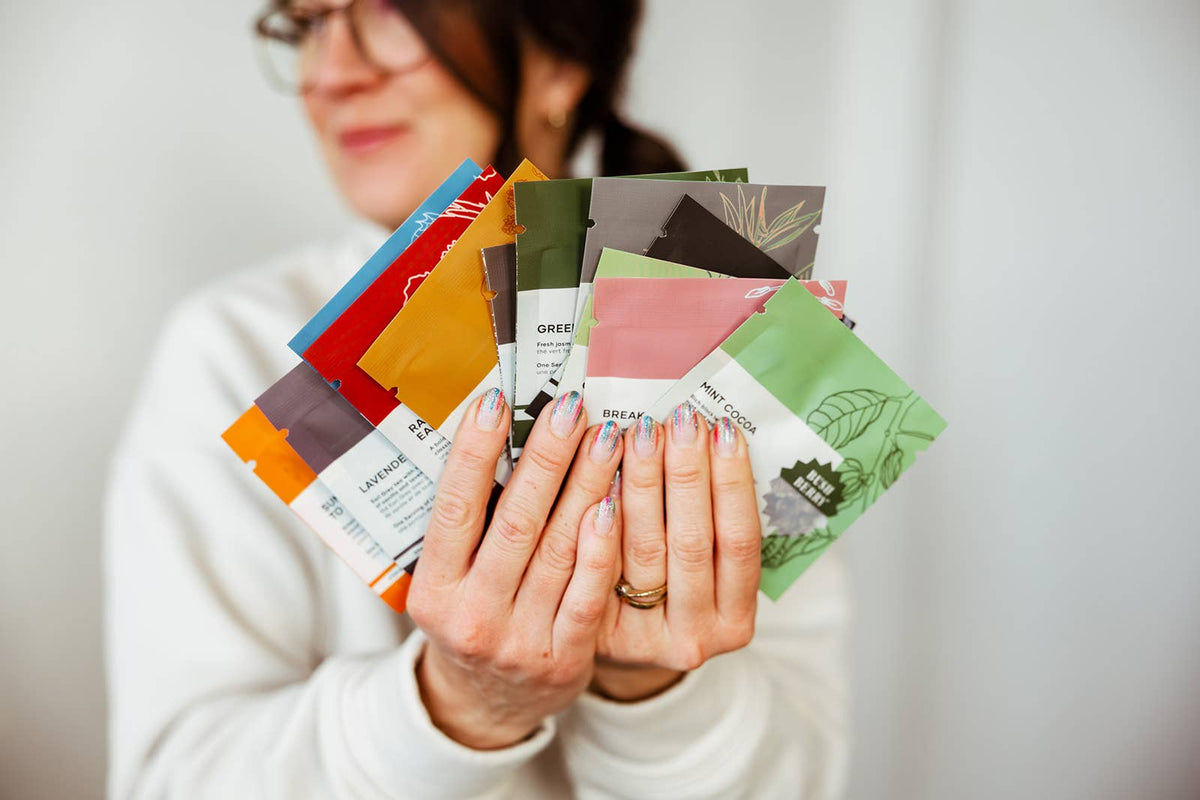 The Daily Sip Sampler | 12 Single Serving Caffeinated Teas