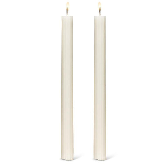 Ribbed Taper Candles