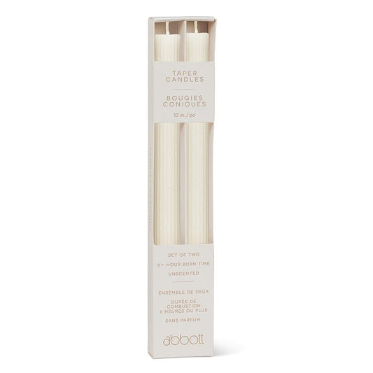Ribbed Taper Candles