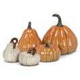Load image into Gallery viewer, Mini Ivory Pumpkin
