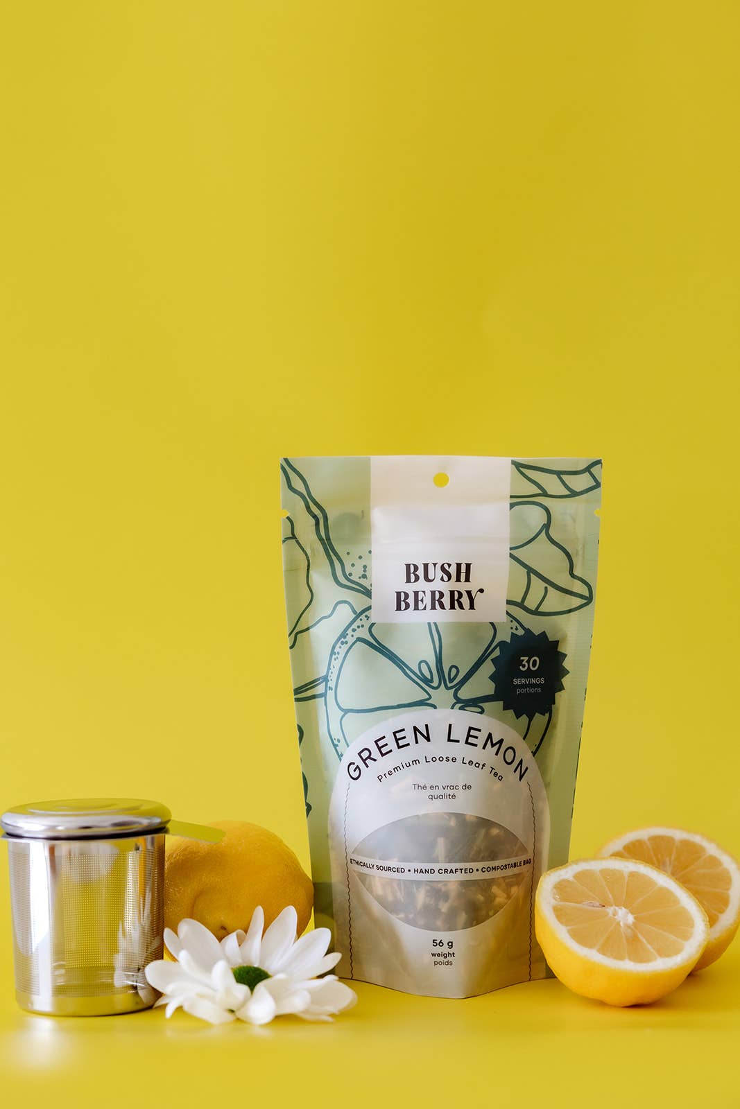 Organic Green Lemon Loose Leaf Tea