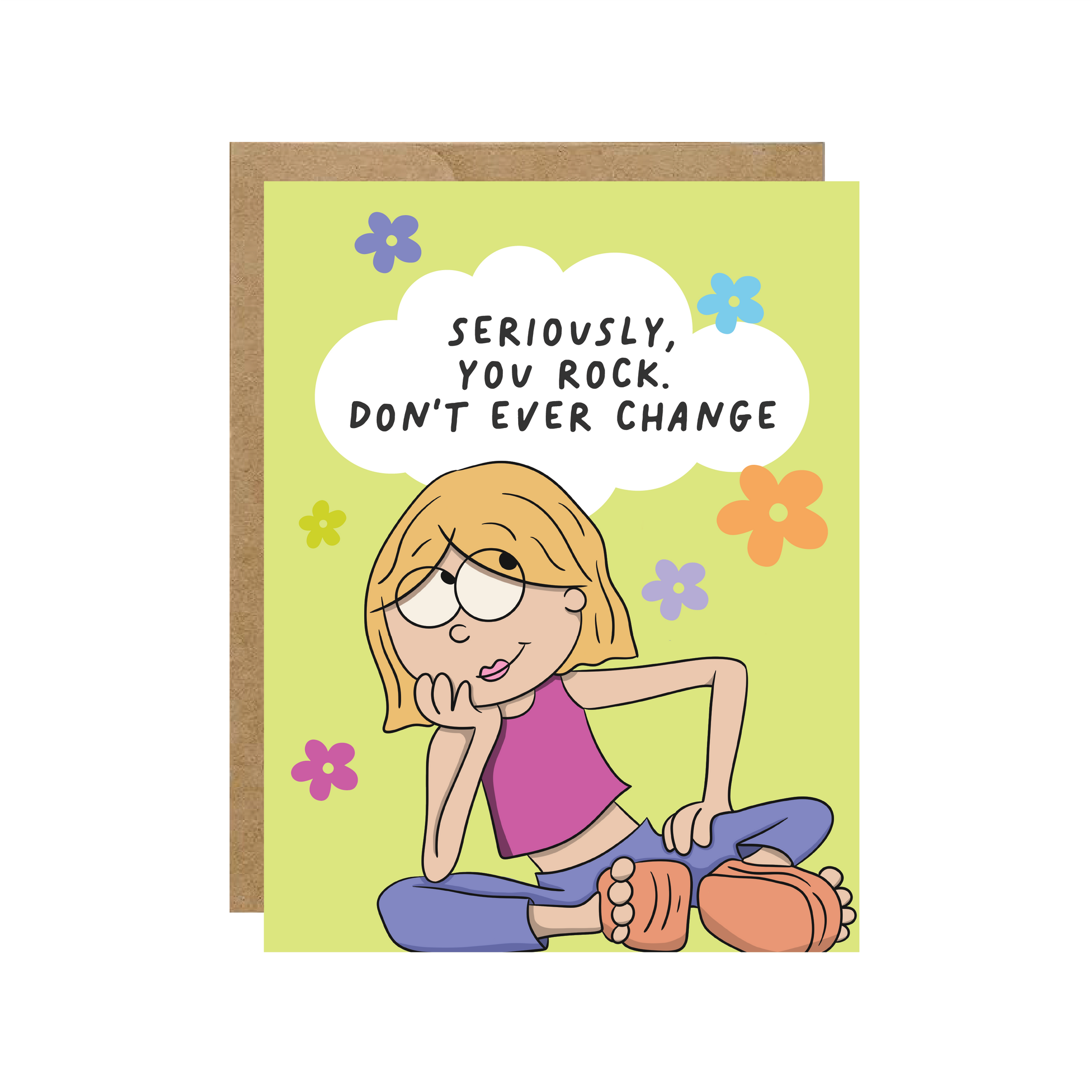 Lizzie You Rock, Don't Ever Change - Retro Y2k Pop Culture Card-Kind Reason Co.