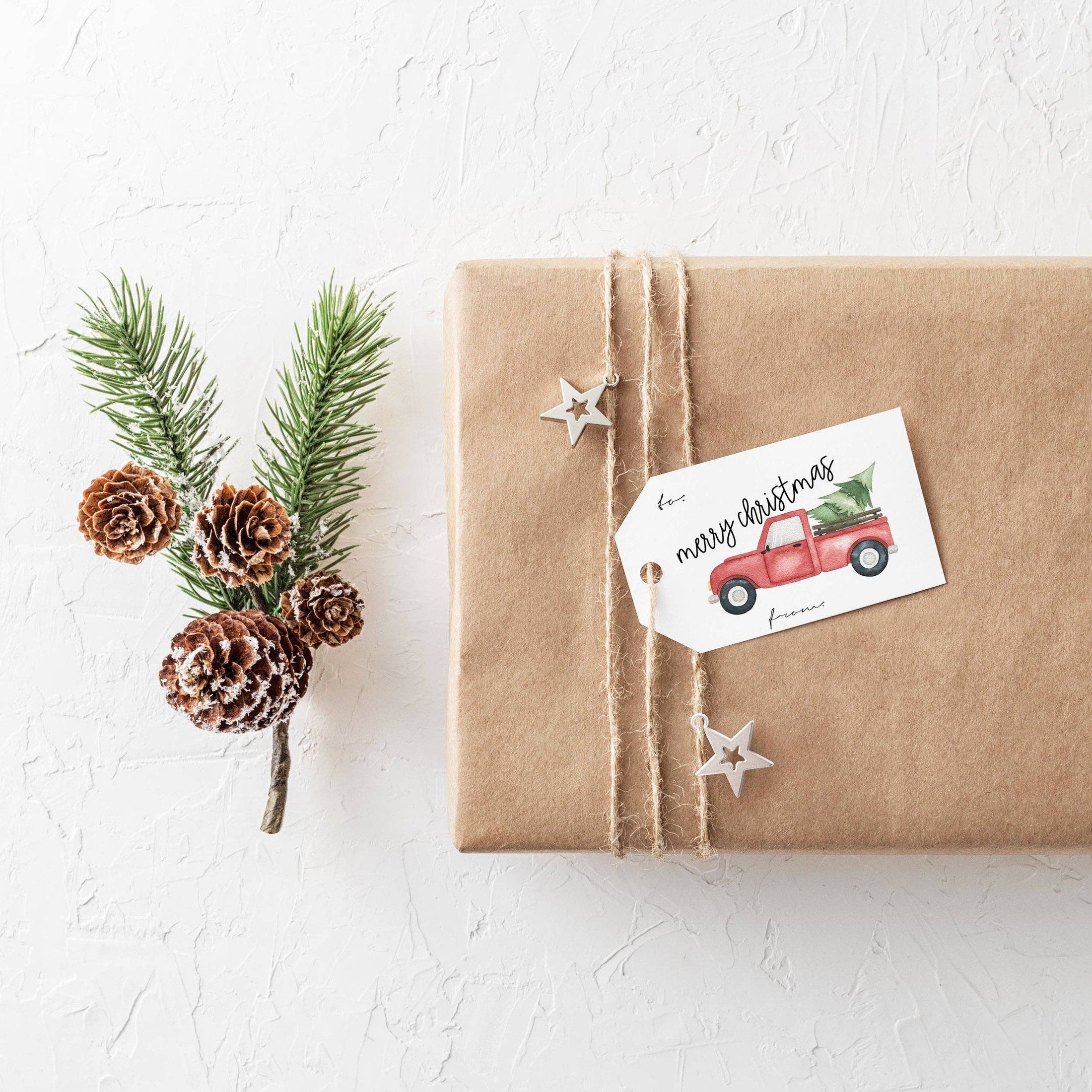 Holiday Truck Gift Tags-Kind Reason Co.