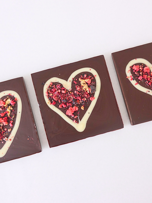 Blushing Heart - Chocolate Bar