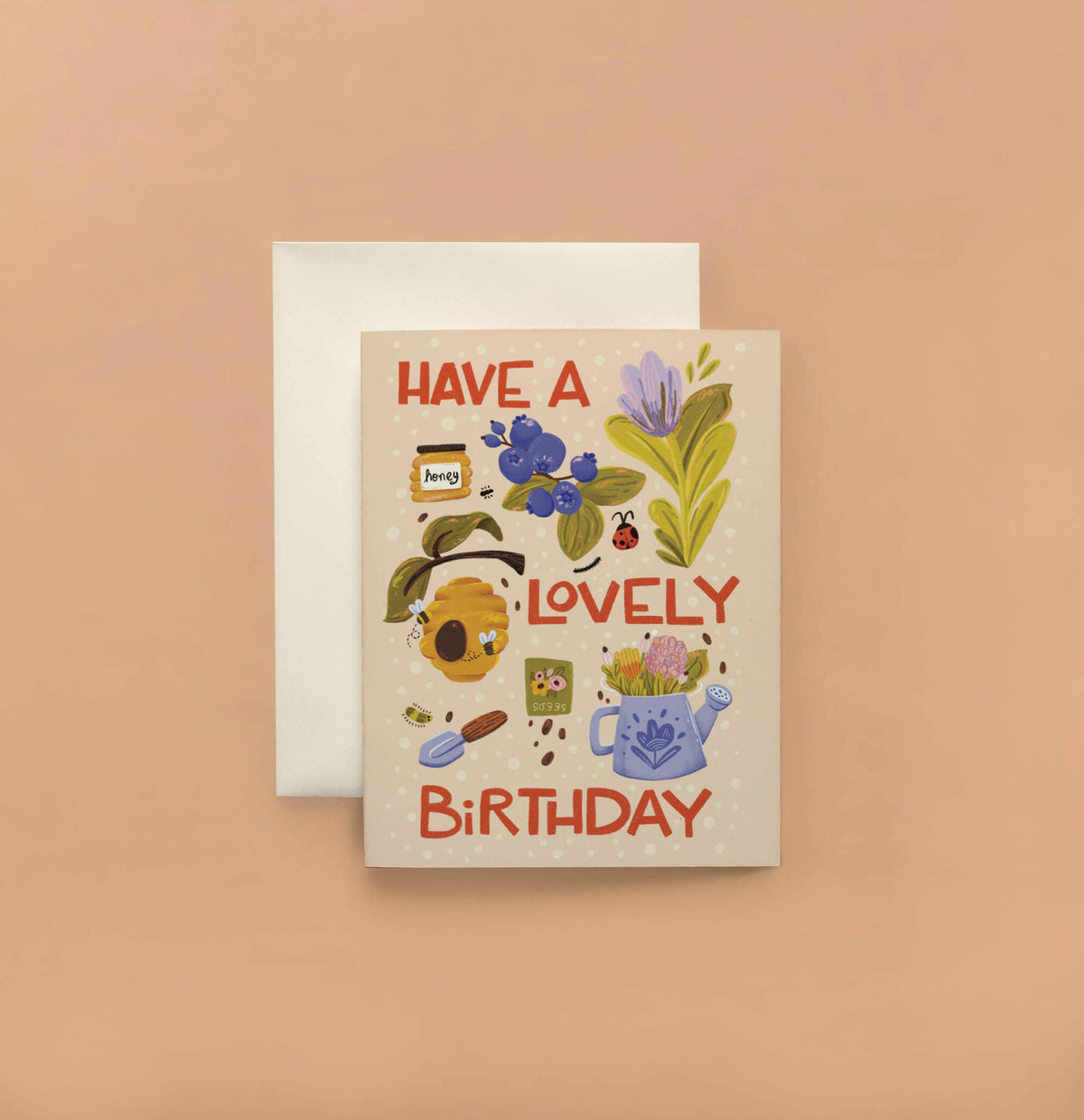 Have a Lovely Birthday Garden Card