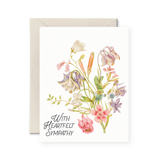 With Heartfelt Sympathy Card