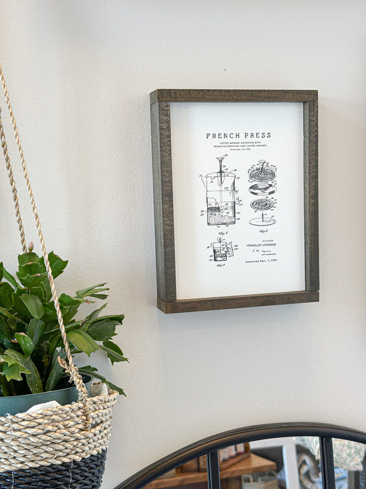 French Press Sign
