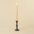 Load image into Gallery viewer, Zora Forged Candlestick - Gunmetal
