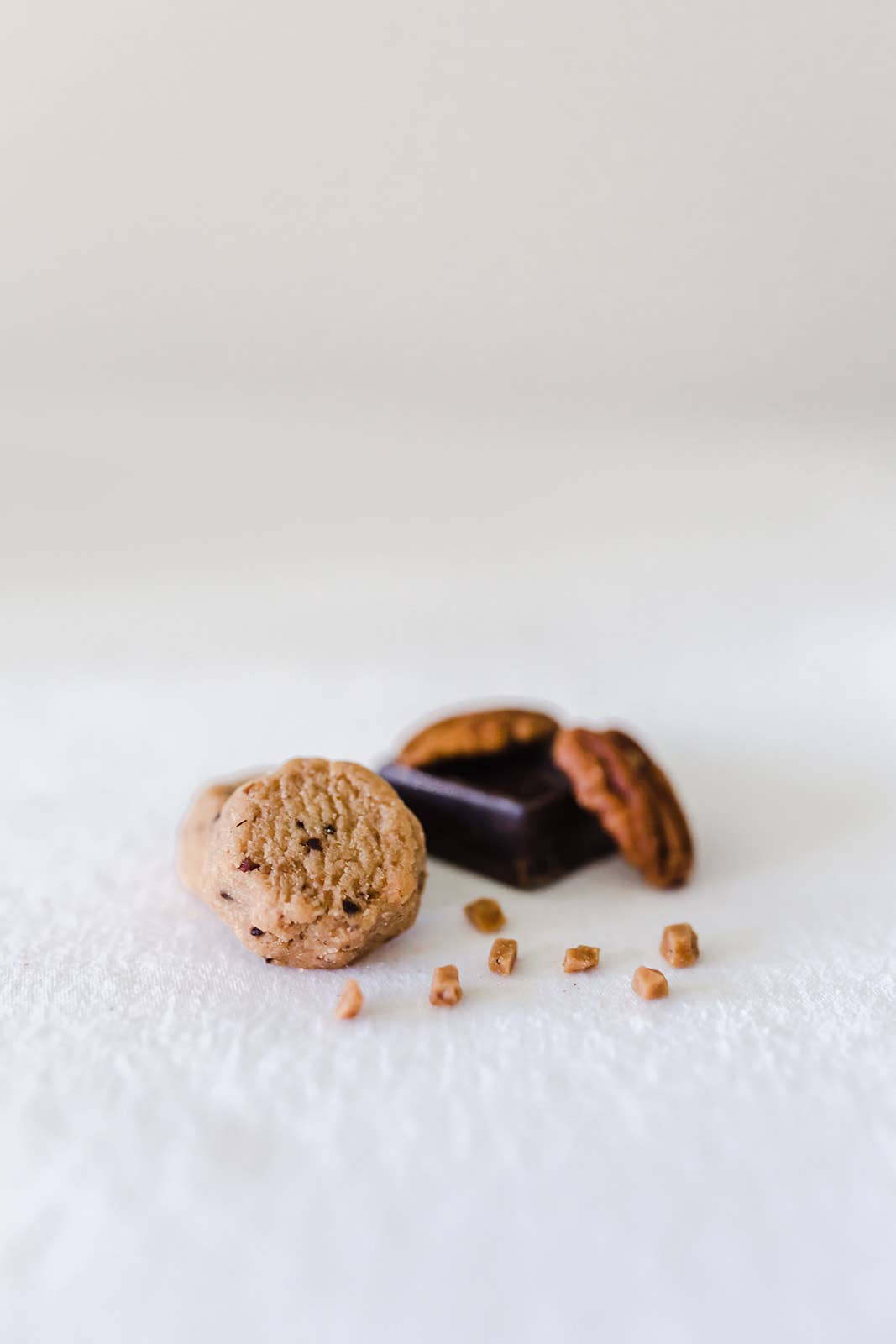 Dark Chocolate Toffee Pecan Shortbread Mini Cookie Jar-Kind Reason Co.
