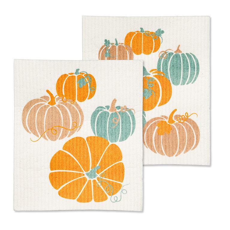 Pumpkin Dishcloths - S/2