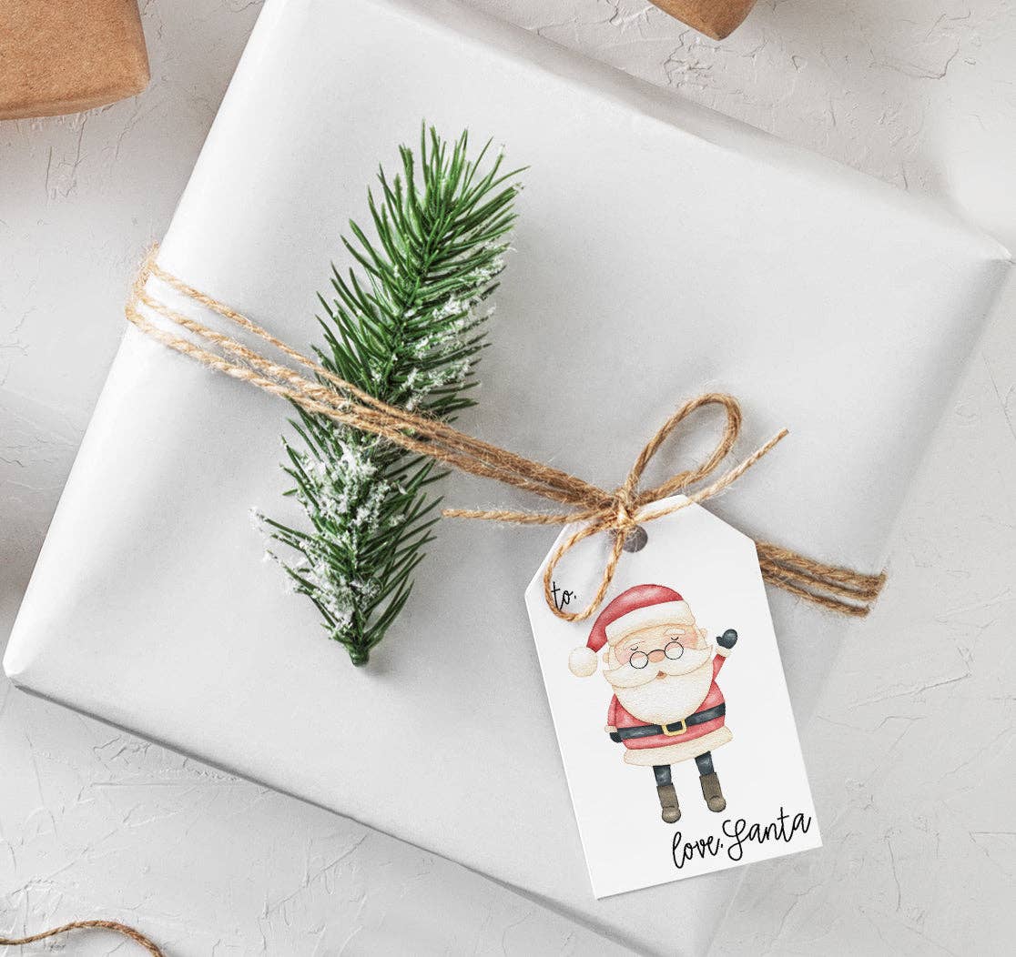 From Santa Gift Tags-Kind Reason Co.