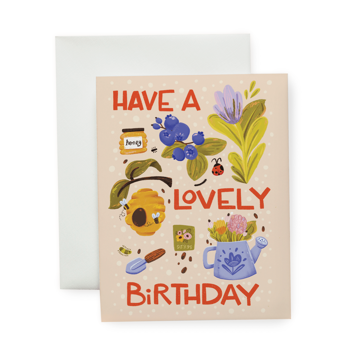 Have a Lovely Birthday Garden Card