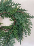 Load image into Gallery viewer, Cypress Real Touch Faux Christmas Wreath 12"-Kind Reason Co.
