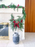 Load image into Gallery viewer, Red Berry Cedar Stem 36" Real Touch-Kind Reason Co.
