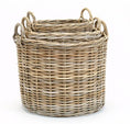 Load image into Gallery viewer, Rattan 3 Piece Basket Set-Kind Reason Co.

