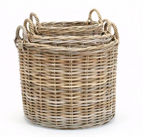Rattan 3 Piece Basket Set-Kind Reason Co.