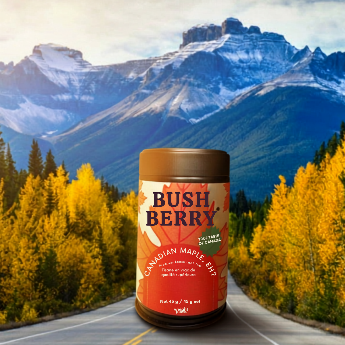 Organic Canadian Maple Eh? Tea in Tin