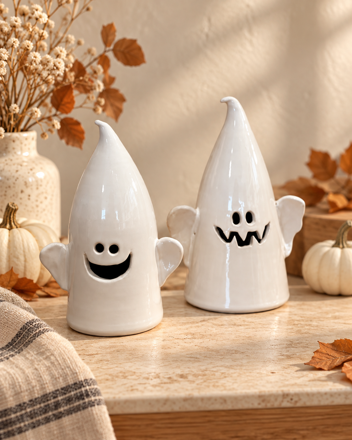 Pottery Ghost Luminaries