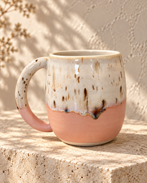 Pottery Mug - Barrel