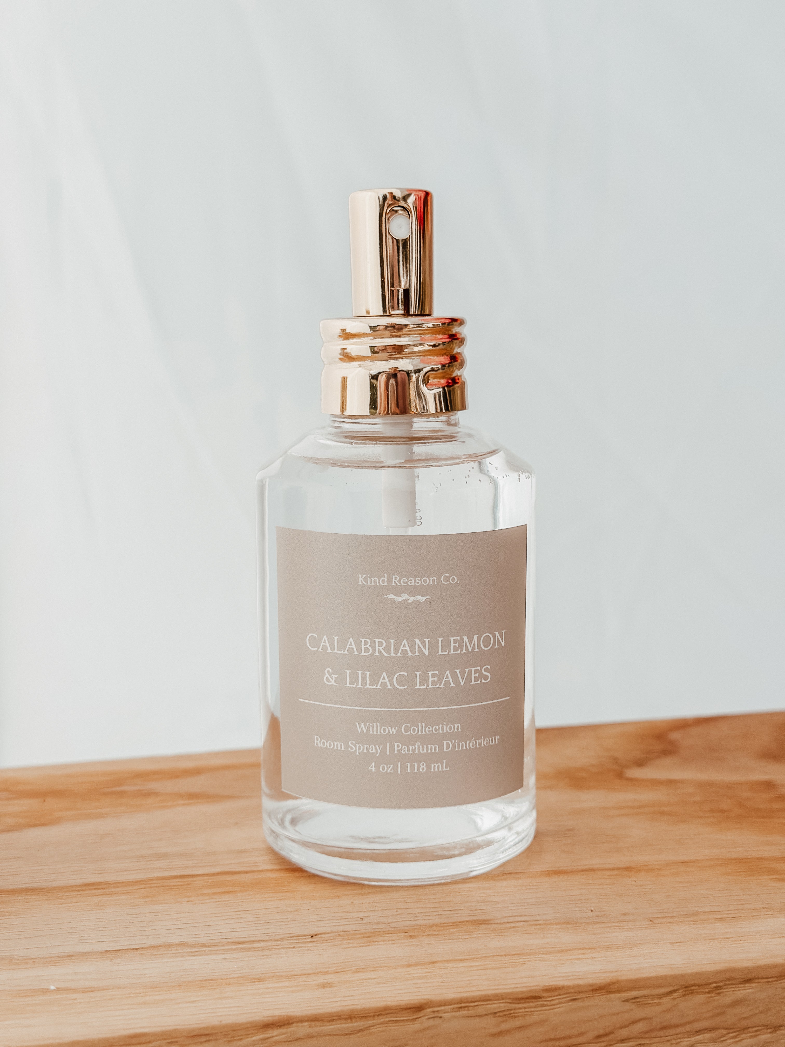 Calabrian Lemon & Lilac Leaves Room Spray | Kind Reason Co.