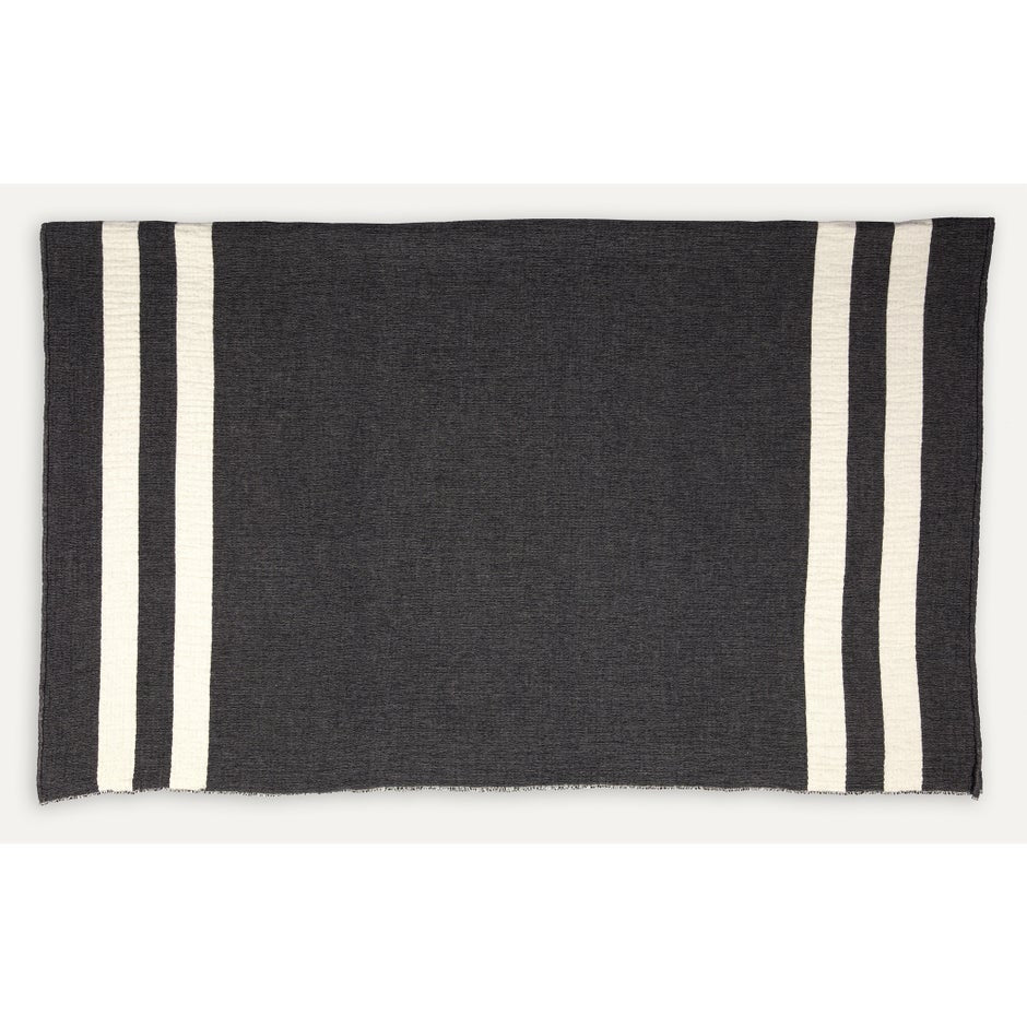 Heirloom Throw - Charcoal