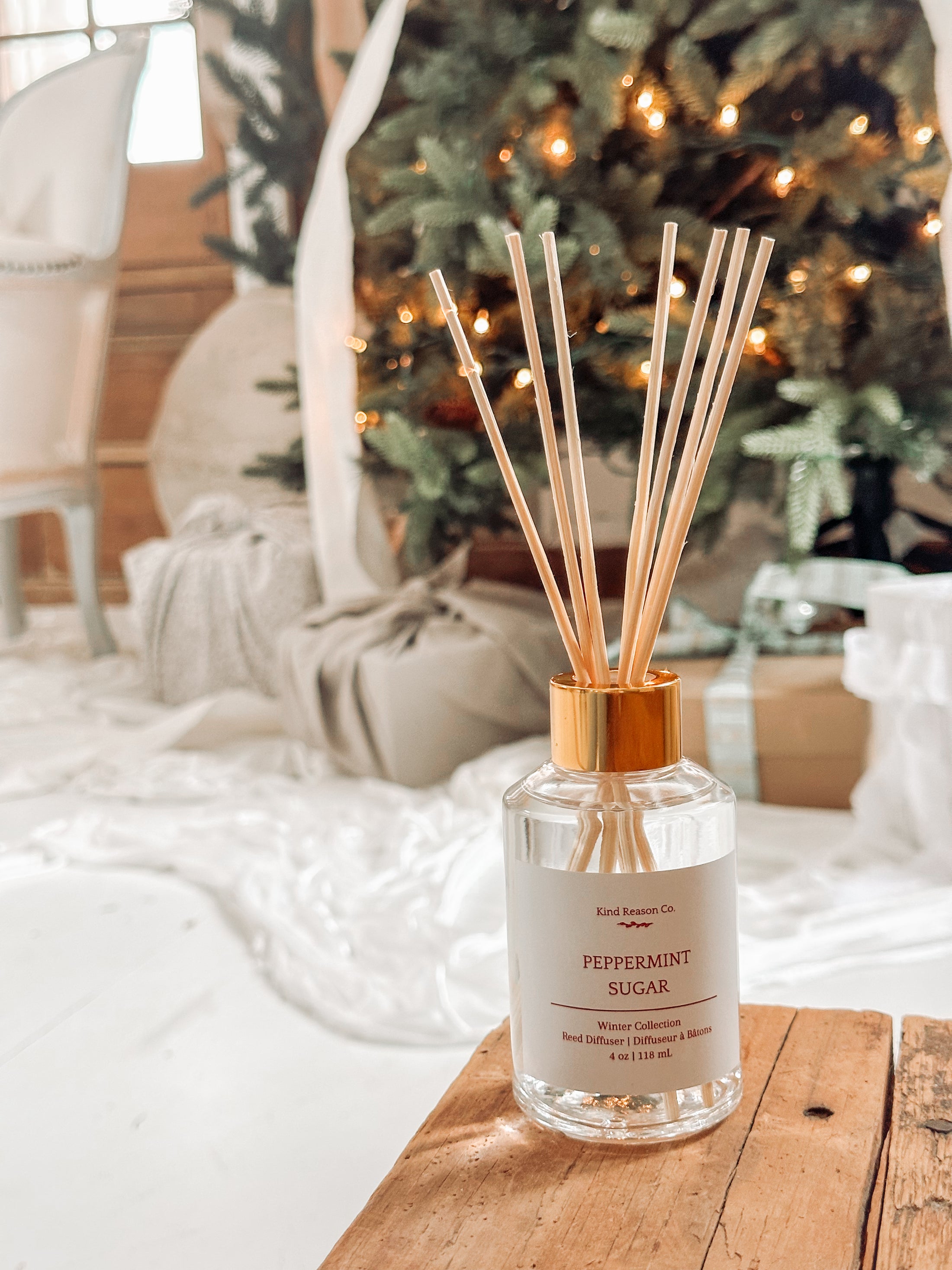 Peppermint Sugar - Reed Diffuser-Kind Reason Co.