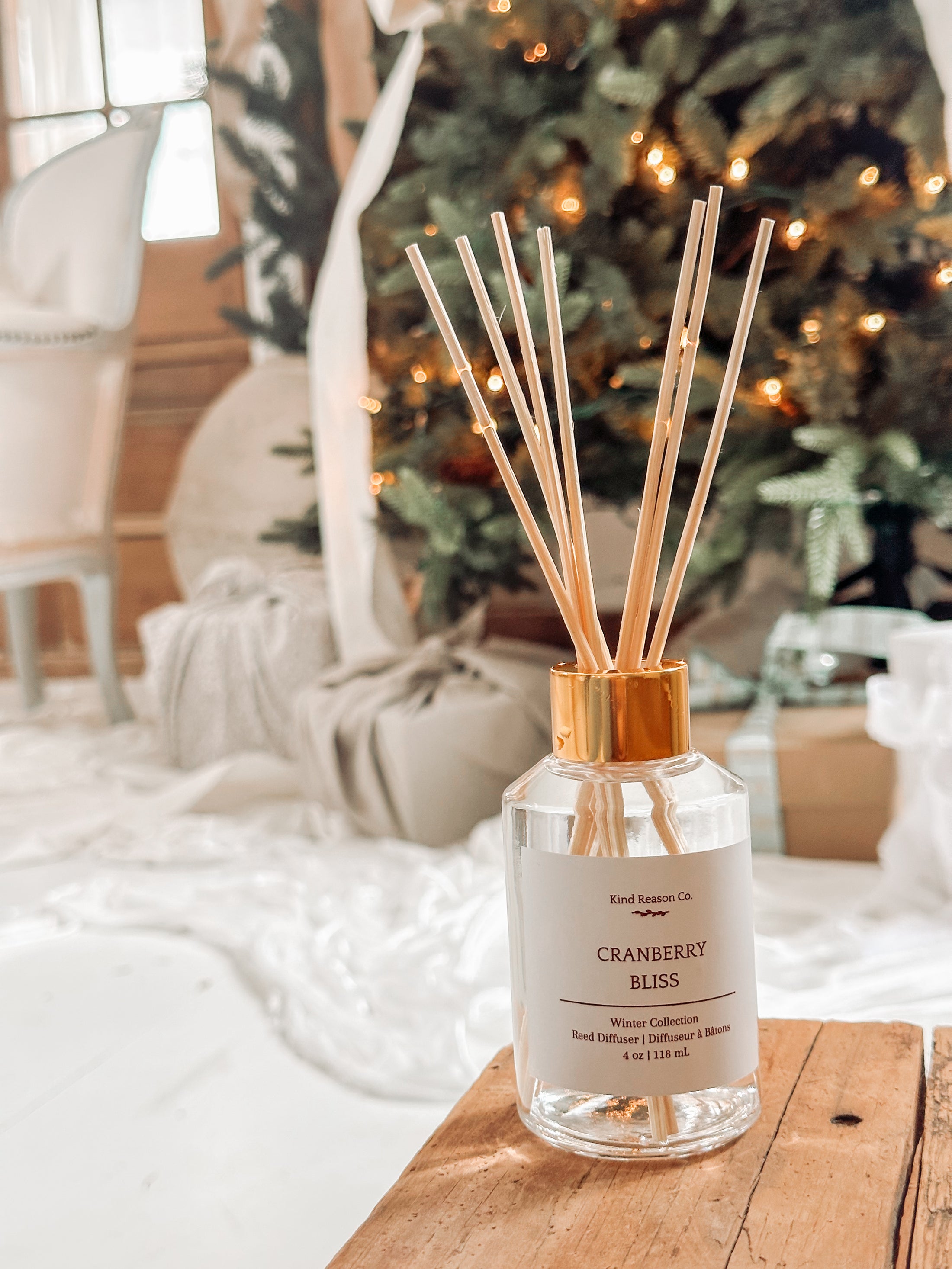 Cranberry Bliss - Reed Diffuser-Kind Reason Co.