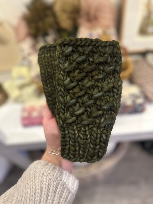 Knitted Fingerless Mitts
