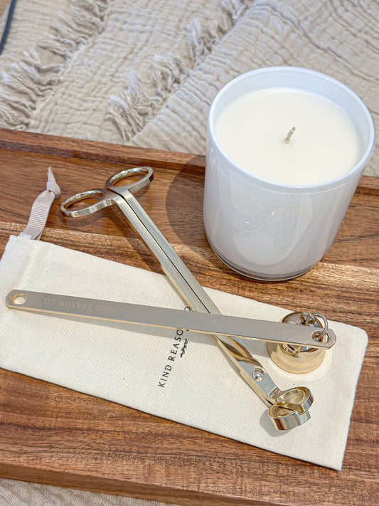 Gold Candle Care Tool Set