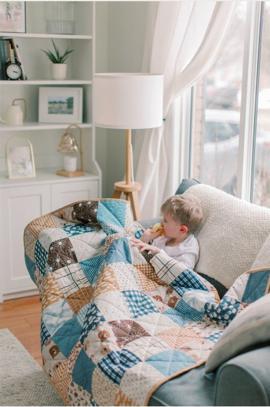 Patchwork Bear Quilt