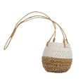 Load image into Gallery viewer, Hanging Pot Basket - White / Natural-Kind Reason Co.
