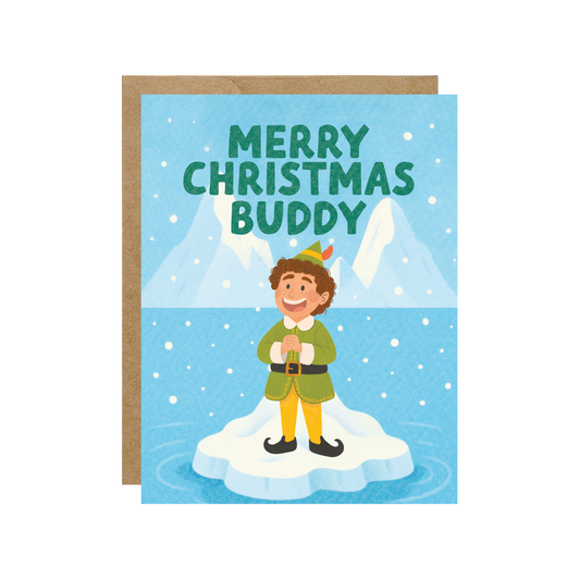 Merry Christmas Buddy - Elf Holiday Card-Kind Reason Co.
