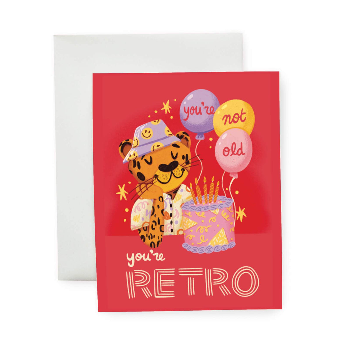 Not Old, Just Retro Birthday Card