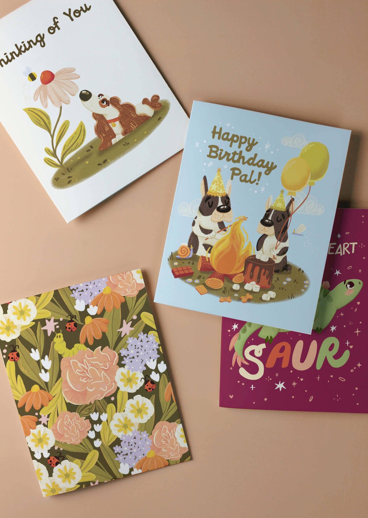 Happy Birthday Pal Campfire Dog Card