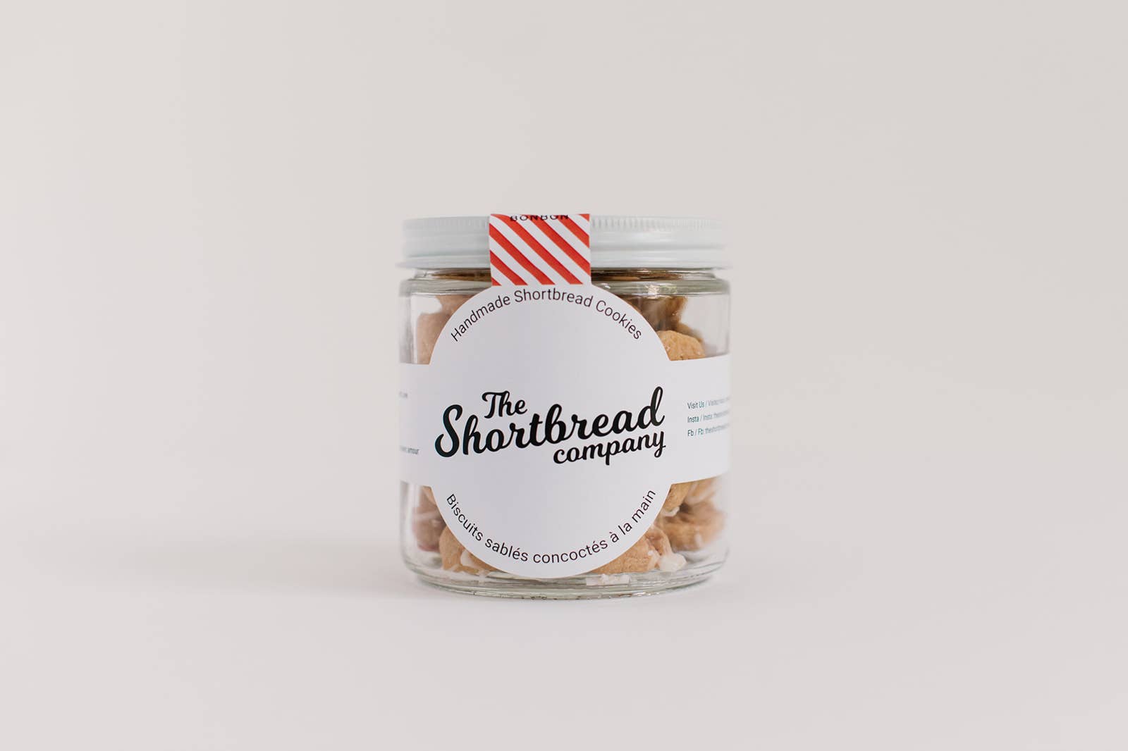 Candy Cane Mini Shortbread Cookies-Kind Reason Co.
