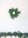 Load image into Gallery viewer, Cypress Real Touch Faux Christmas Wreath 12"-Kind Reason Co.
