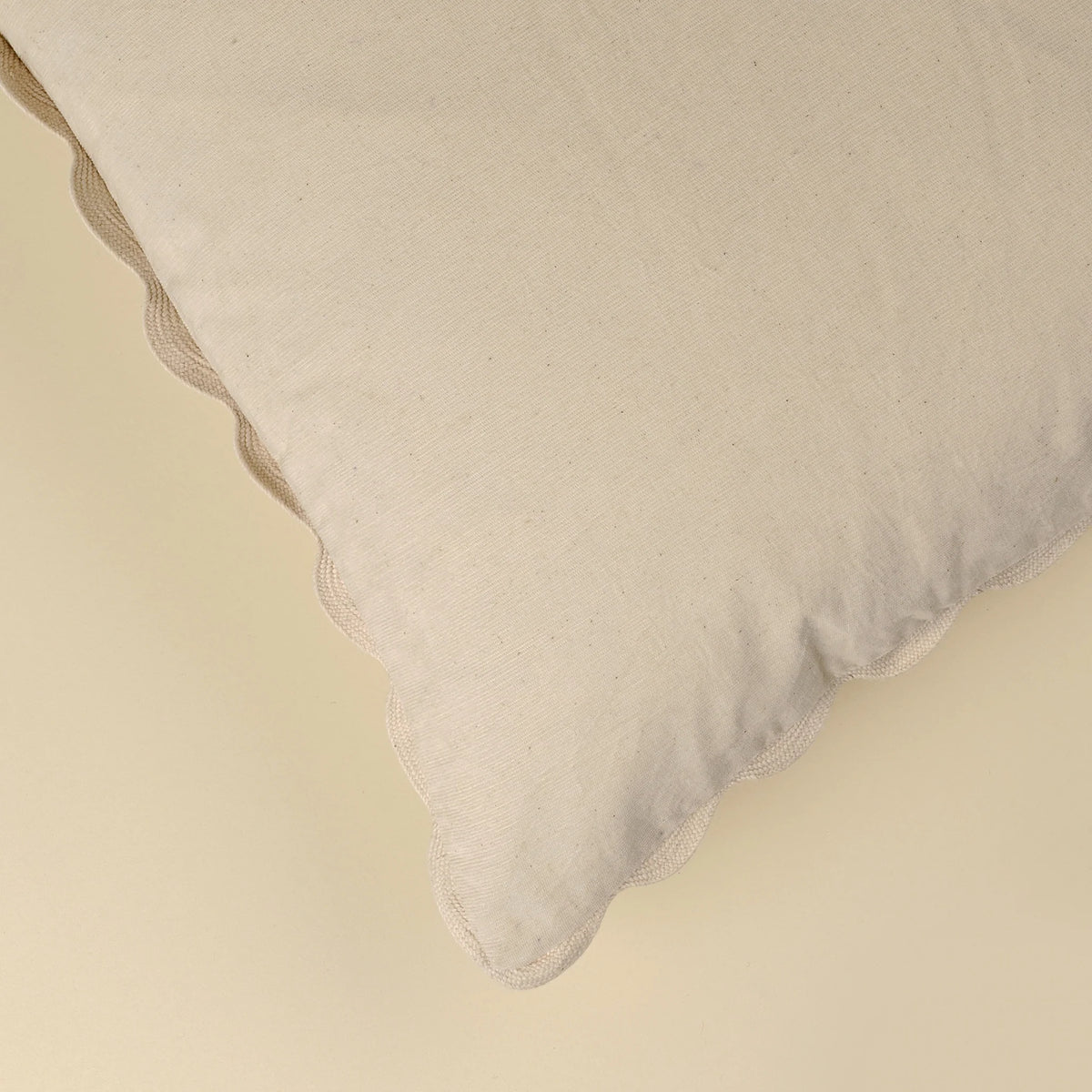 Corduroy Scallop Pillow