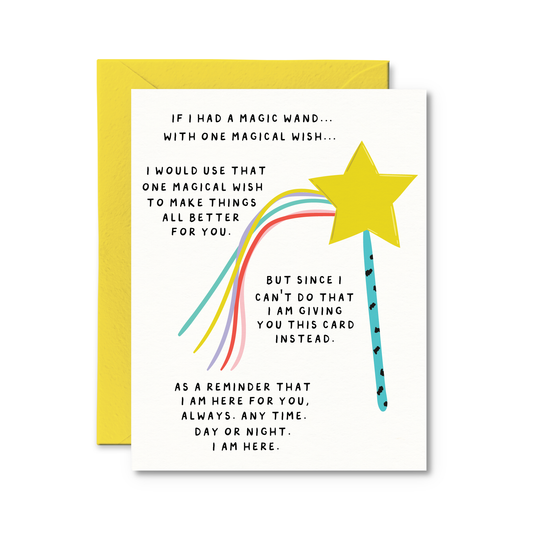 Magic Wand Make Things All Better Card
