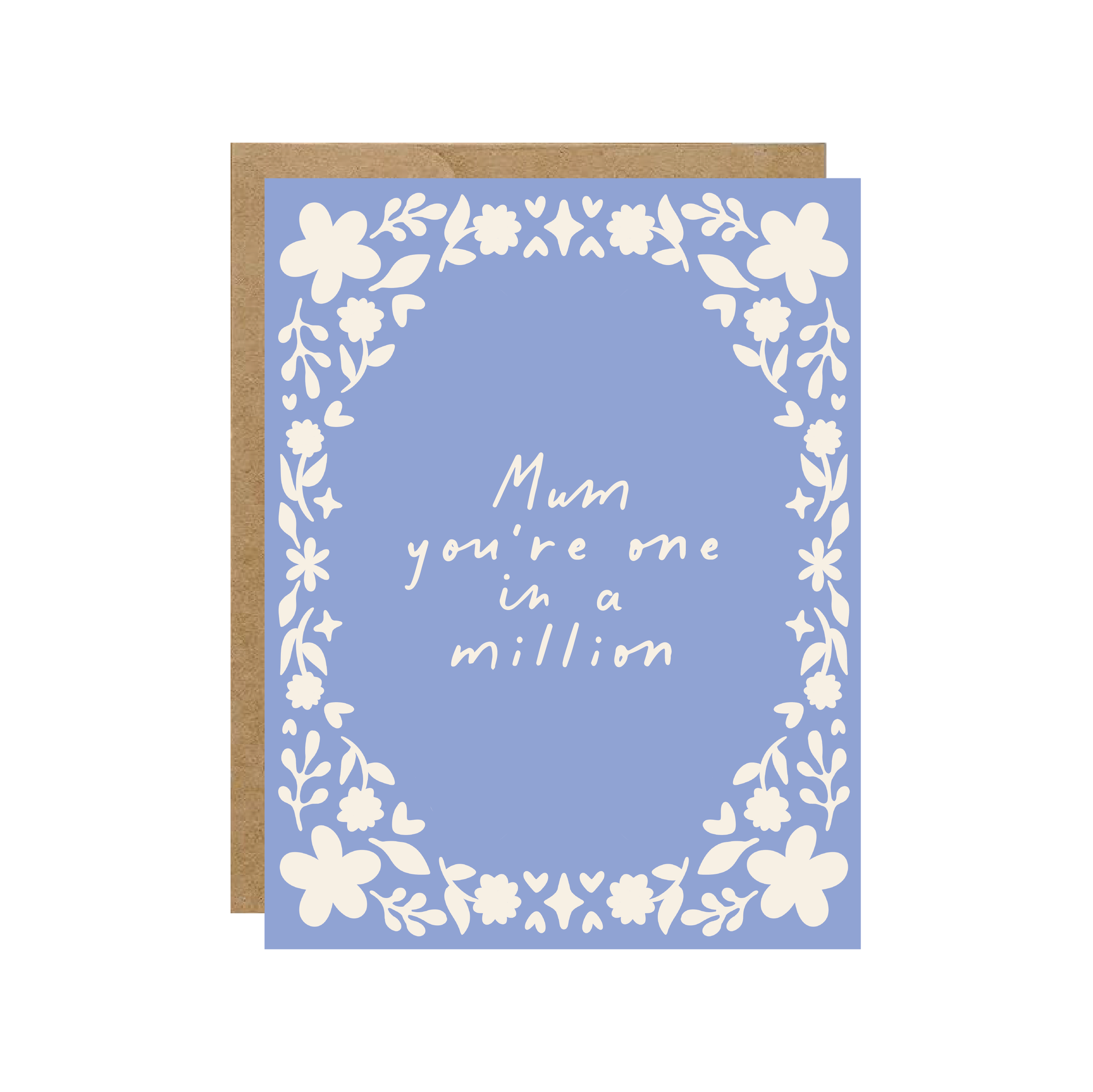One in a Million Mom - Floral Card