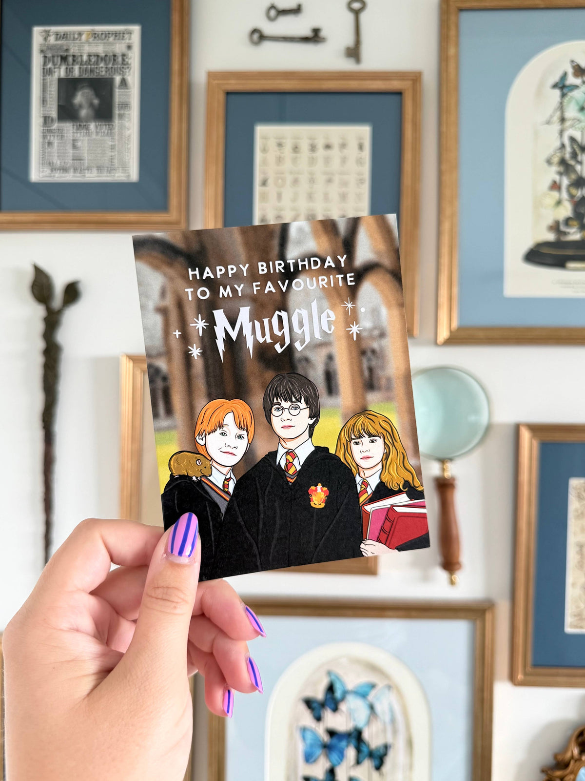 Magical Trio - Birthday Card
