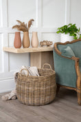 Load image into Gallery viewer, Rattan 2 Piece Basket Set - Large Size with Big Handles-Kind Reason Co.
